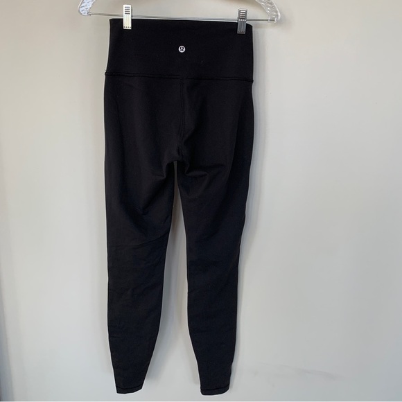 Lululemon Wunder Under Leggings with Tech Mesh 28” Size 6 - Picture 3 of 8
